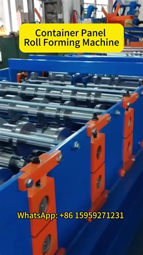 Container Side Panel Roll Forming Machine