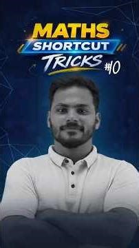 Maths Shortcut Tricks By Bibin Sir | #maths #tips and tricks #dishaacademy