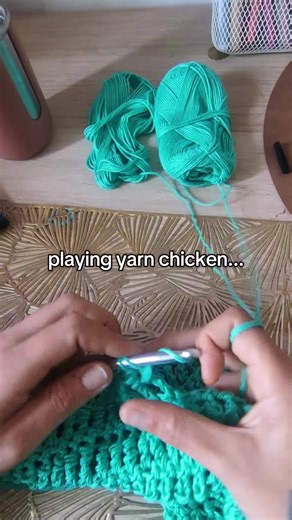 Playing Yarn Chicken: The Struggles of Crochet Enthusiasts
