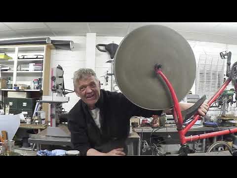 1118 An Easy To Make Flywheel From Concrete And A Bicycle Wheel