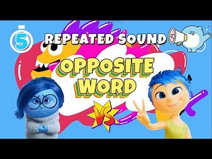 Opposite Word Game for Kids | Fun Learning Activity for Preschool & Early Readers (Repeated sounds)