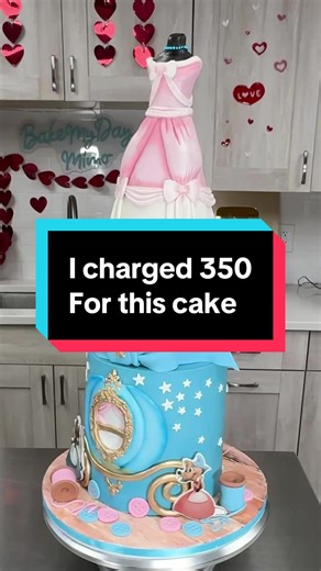 I do love the turnout of this Cinderella cake. I posted it before, but unfortunately it didn’t get that many views. So here it is one more time. #CakePricing #CakeArt #CakeCakeCake.