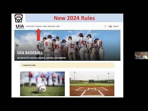Little League Basic Rules Clinic Session #1 for 2024 Season