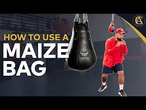 How To Use A Maize Bag For Boxing [Head Movement Drill Like Mike Tyson]