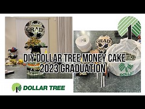 DIY Money Cake Grad gift 2023 |Dollar tree|
