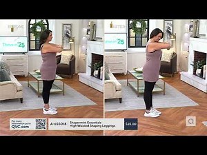 Shapermint Essentials High Waisted Shaping Leggings on QVC