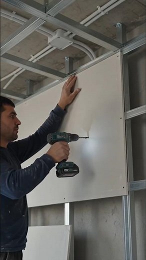 Gypsum Board Ceiling Work Step by Step | False Ceiling Installation | Metal Framing & Finishing