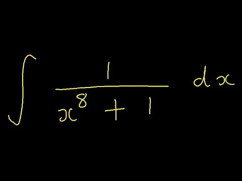 Contour Integration #7 - Integrating 1/(x^8 + 1) - LearnMathsFree