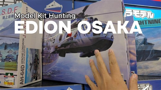 Best place to buy model kits in Osaka | EDION Namba store tour