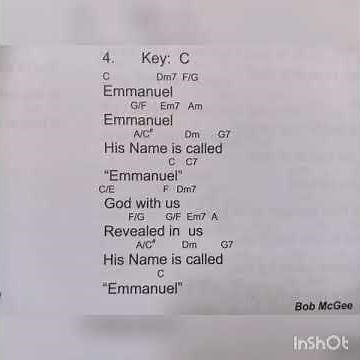 Emmanuel, Emmanuel (hymns with chords and lyrics)