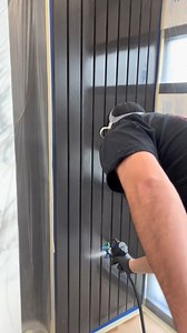 With quick setup, application speed, and cleanup, turn small jobs around faster using the NEW #graco Ultra QuickShot. Plus, spray the widest range of architectural coatings, from water-based to solvent and flammable materials. @paintingkpro is using theirs to knock out this job, laying down some lacquer. For more info, visit graco.com/UltraQuickShot. ・・・ Shooting lacquer clear coat with Graco Contractor Sprayers #kpropaintingllc #lacquerpaint #stain #panelwood #foryoupage | Graco Inc.