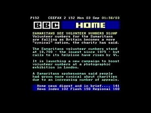 bbc 2 shutdown with pages with Ceefax with music vhs Monday 3rd September 2001