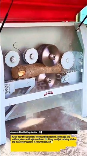 Automatic Wood Cutting Machine – High-Speed Log Slicer for Efficient Processing