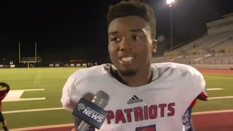 High School Football Player Gives The Most Inspirational Post Game Interview!