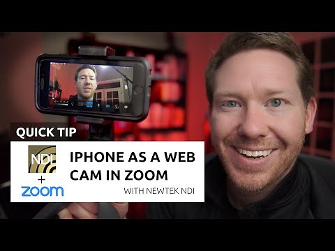 Use your iPhone or iPad as a Camera for Zoom video conferencing with no extra hardware