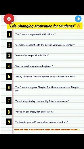 . " 🔥Top 9 Motivation Lines Every Student Needs! 🚀"