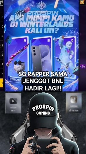 SG 2 Rapper sama Jenggot BNL Old Rilis lagi!? #freefire #ff #shorts #eventfreefire