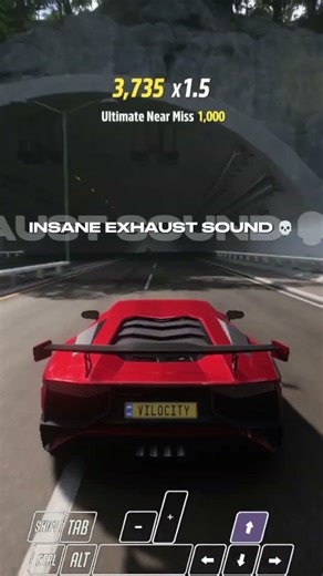 Listen to This V12 Lamborghini in the Tunnel 😳🔊🔥 | Aventador SV | FH5 #shorts #forzahorizon5 #asmr