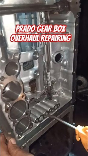 Prado gear box repairing #automobile #gear #smartphone #prado