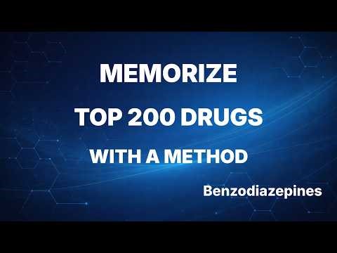Method to Memorize Top 200 Drugs: Benzodiazepines