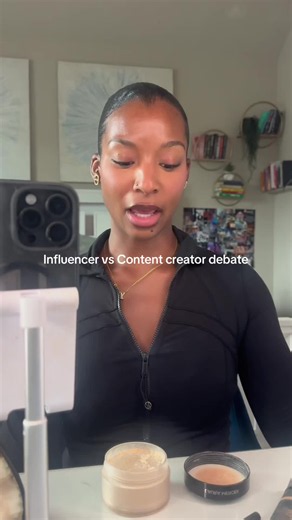 Here is my take on the influencer vs content creator debate🫣 #fyp #datingadvice #blackgirlmakeup #jennabhee #houstoninfluencer