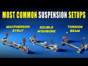 MacPherson Strut, Double Wishbone, Twist Beam Explained