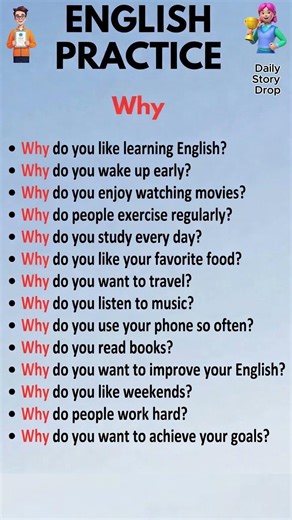 Master “Why” Questions in English #englishconversation #english #englishspeaking #speakingpractice