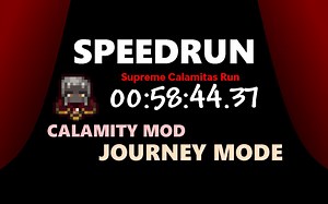 [Calamity mod] Speedrun in 58min (Scal line, journey mode)