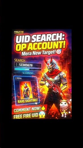 👉 UID DO 😱 OP ACCOUNT FOUND 🔥 Free Fire UID Search | Rare Player Mila 😳 Comment Now!#freefire