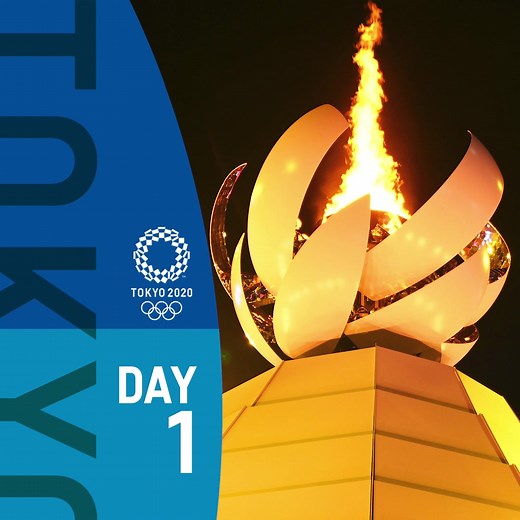 ✨DAY1✨いよいよ競技が本格的にスタート❗️ #Tokyo2020 #OlympicSpirit