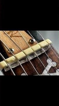 Guitar Upper Fret Intonation Repair - Compensated Nut