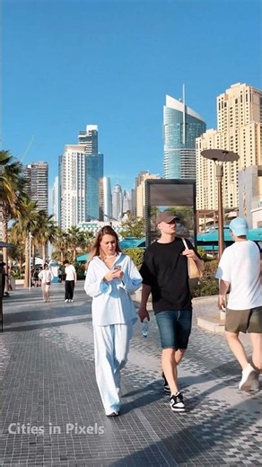 Dubai JBR Summer Walk🇦🇪#dubaicity #dubai #dubaitravel