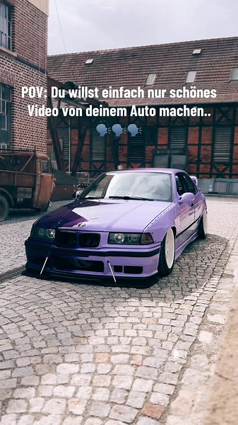 POV: Schönes Auto-Video für Enthusiasten