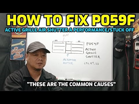 P059F Active Grille Air Shutter A Performance/Stuck OFF | Common causes and how to fix it