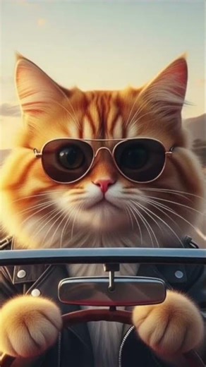 Stay Focused while Driving 🚗💥 Don't Text, Talk, or Drunk & Drive #shorts #viral #trending #cat