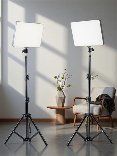 63"/43" Adjustable Tripod Stand, 10" USB Powered LED Selfie & Video Conference Lighting, 3000K-6500K Color Temperature Adjustable, Suitable For Photography Lighting, Recording, Live Streaming, Makeup, Vlogging, Etc. | SHEIN