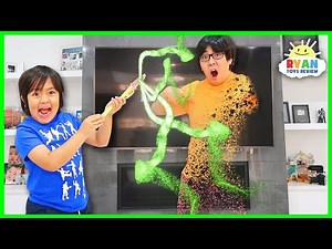 Ryan made Daddy disappear with a MAGIC WAND! - Videos For Kids
