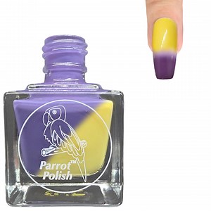 Parrot Polish Snow Crocus Thermal Color Changing Nail Lacquer Purple Yellow .05fl Oz - Etsy