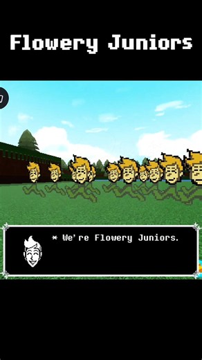 Flowery Juniors #flowery #deltarune #roblox #buildaboat
