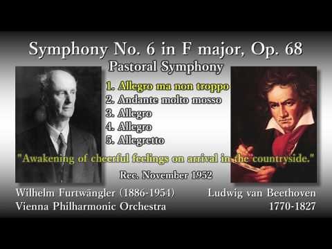 Beethoven: Symphony No. 6, Furtwängler & VPO (1952) ベートーヴェン 交響曲第6番「田園」フルトヴェングラー