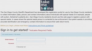 "Take Me Home" database helps San Diego deputies locate lost loved ones with special needs