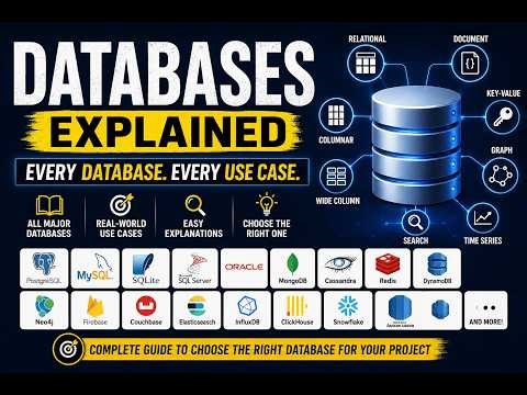 Modern Databases Explained | Relational, Document, Graph & More