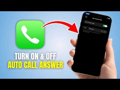 How to Turn On and Off Auto Answer Calls on iPhone