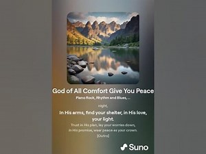 God of All Comfort Give You Peace: Find Peace in His Presence