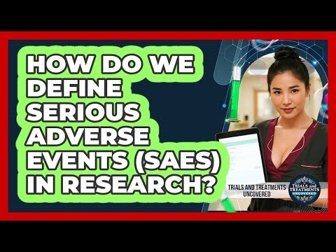 How Do We Define Serious Adverse Events (SAEs) In Research? - Trials and Treatments Uncovered