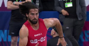 Sam Hartman’s 40-Yard Dash Time Was Fine, But His Hair Slayed At The NFL Combine