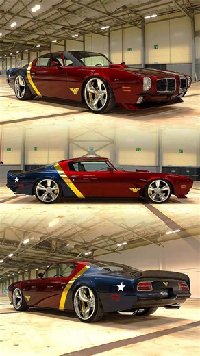 The Wonder Woman project for this ‘72 Pontiac Firebird is going to be absolutely insane. I did this design for @mexijoshy1 What do you think? This classic is ready to fight and turn heads wherever it goes. Enjoy my work and get your own rendering here. www.personalizatuauto.com All rights reserved. | Personalizatuauto