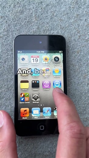 This iPod Touch 4 is STILL RUNNING 2010's iOS 4! #shorts #ios #nostalgia