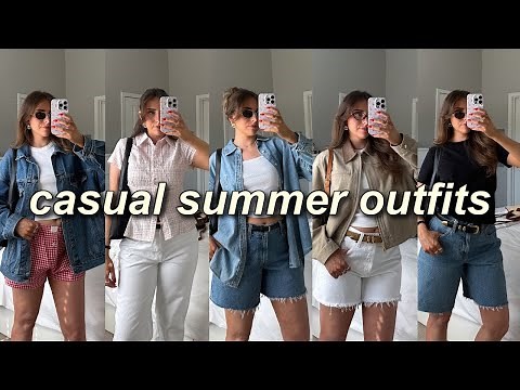 15 CASUAL SUMMER OUTFITS ⭐️ what I’m wearing this summer! (2025 summer outfits + fashion trends)