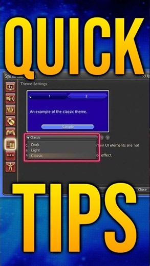 FFXIV Quick Tips | How To Change Your UI Theme